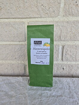 Förpackat grönt te, Havtorn/apelsin 100gr Aftek