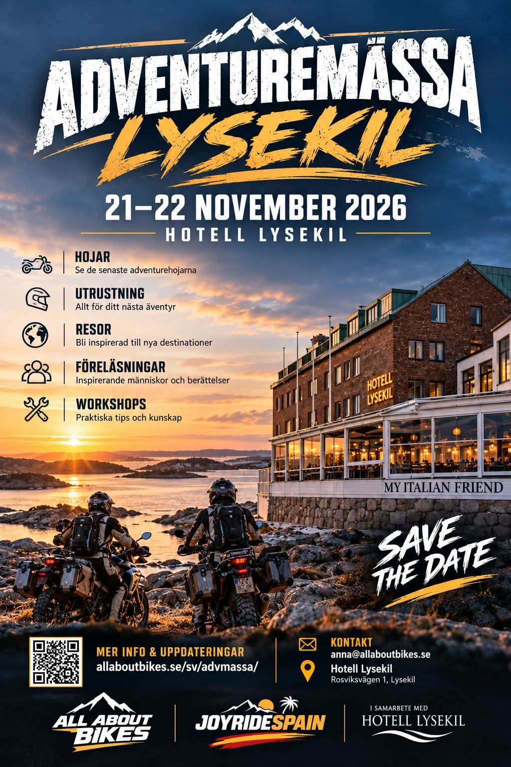 Adventuremässa i Lysekil 21-22 nov