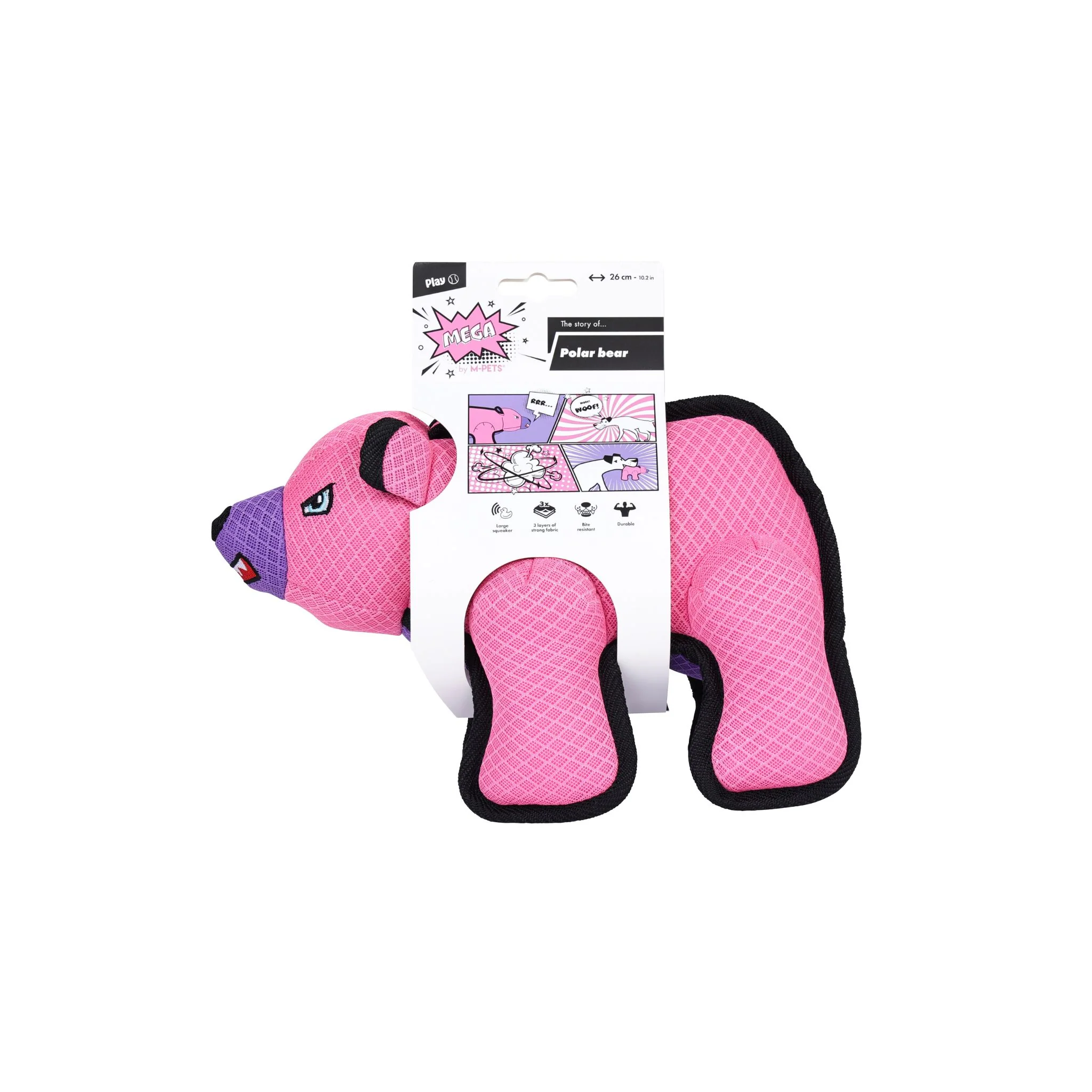 Mega bite resistant Hundleksak Isbjörn - 2