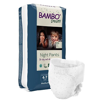 Blöja BAMBO Night Pants M 15-35kg 10/fp