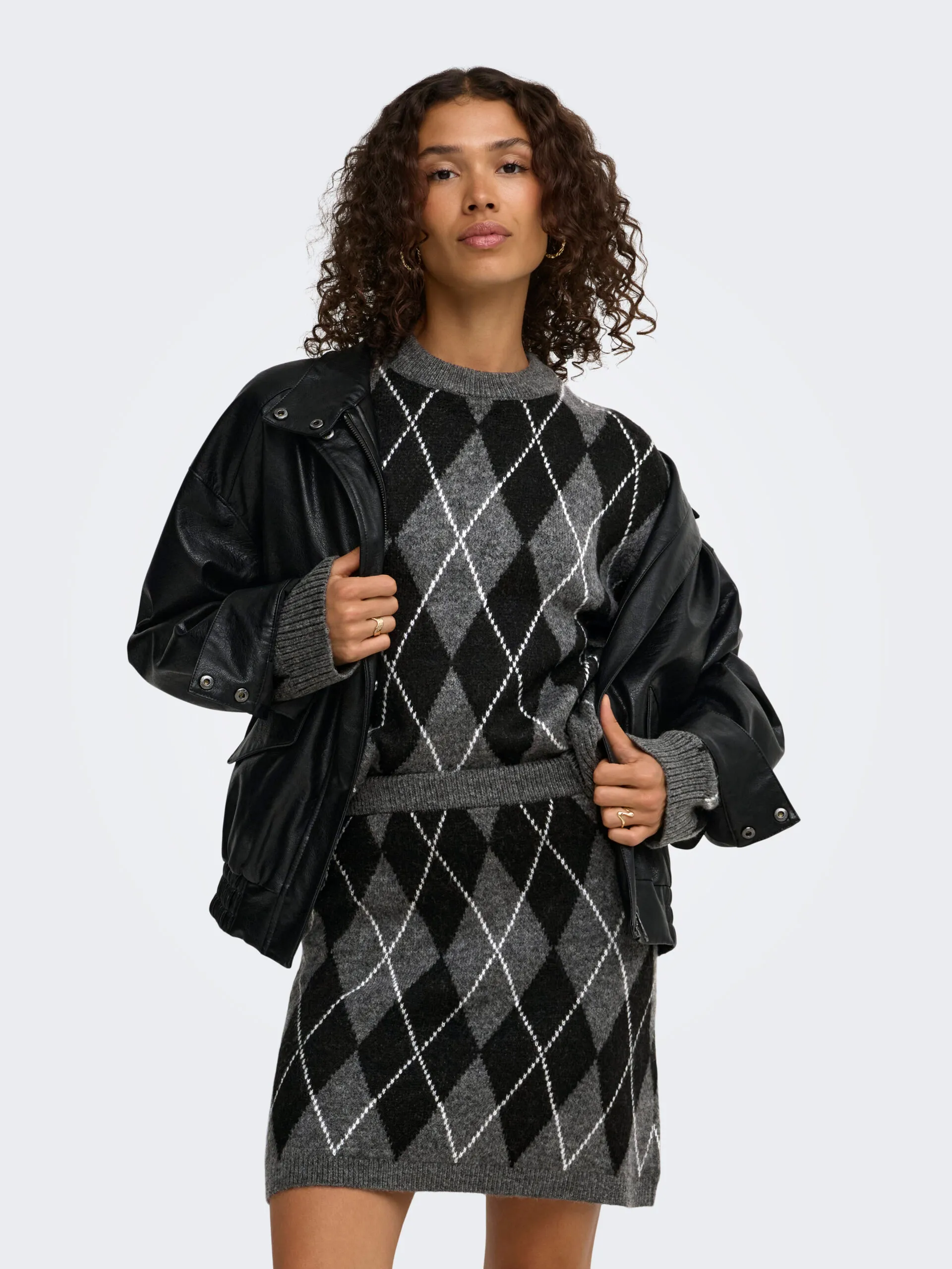 Jacqueline de Yong - Bianka Tröja Grå - 5