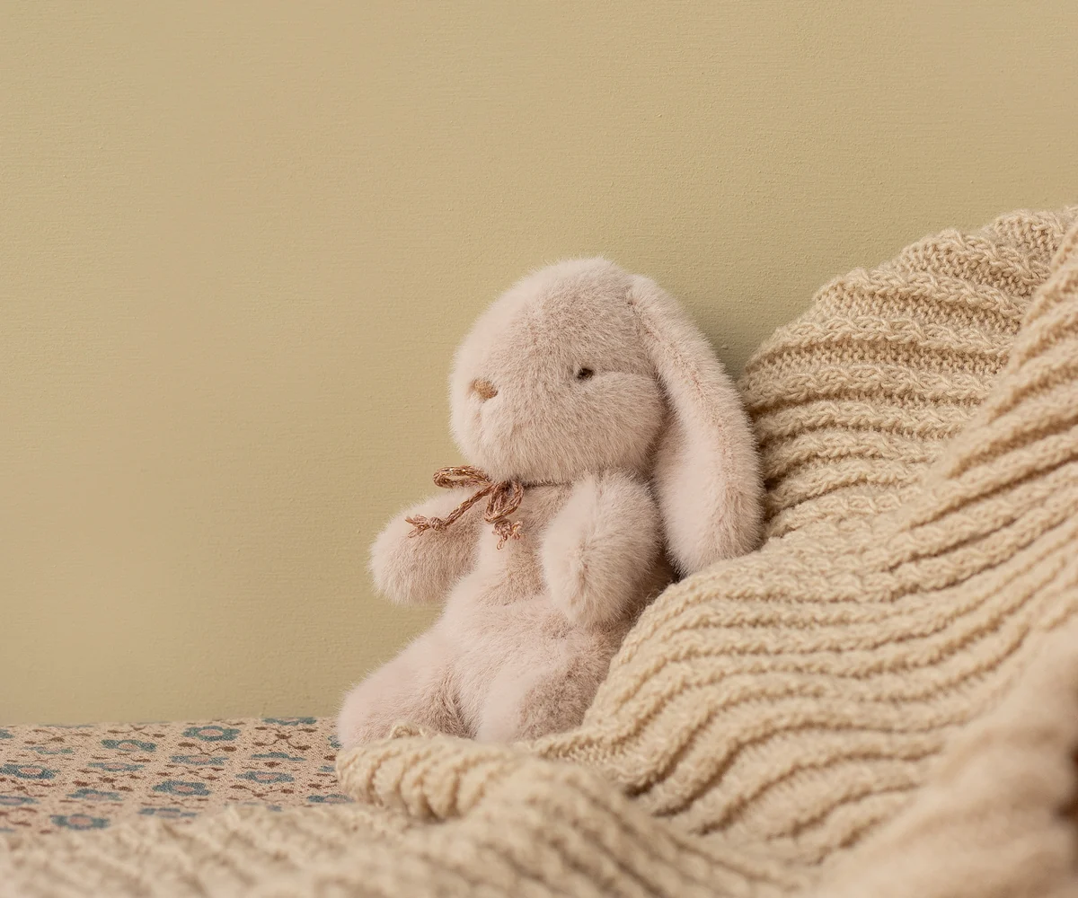 Maileg - Kaninplysch, Mini - Ljus puder - 2