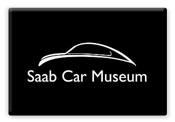 Magnet Saab Car Museum  Black 
