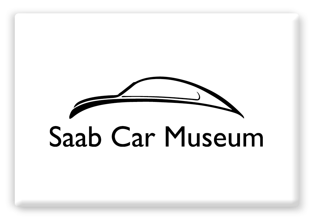 Magnet Saab Car Museum White