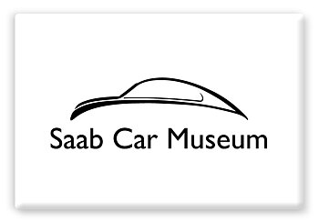 Magnet Saab Car Museum White