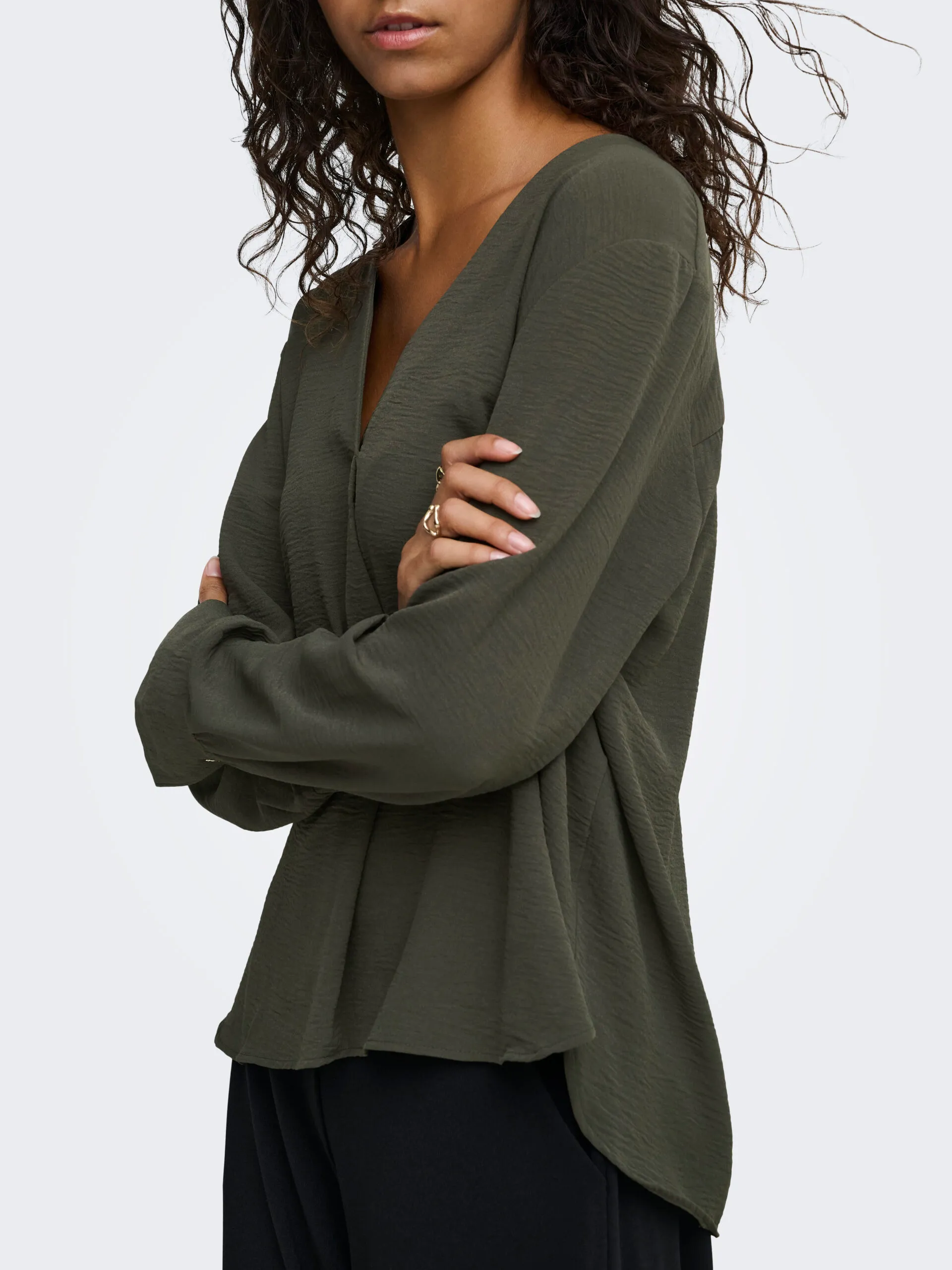 Jacqueline de Yong - Lion Blus Grön - 6