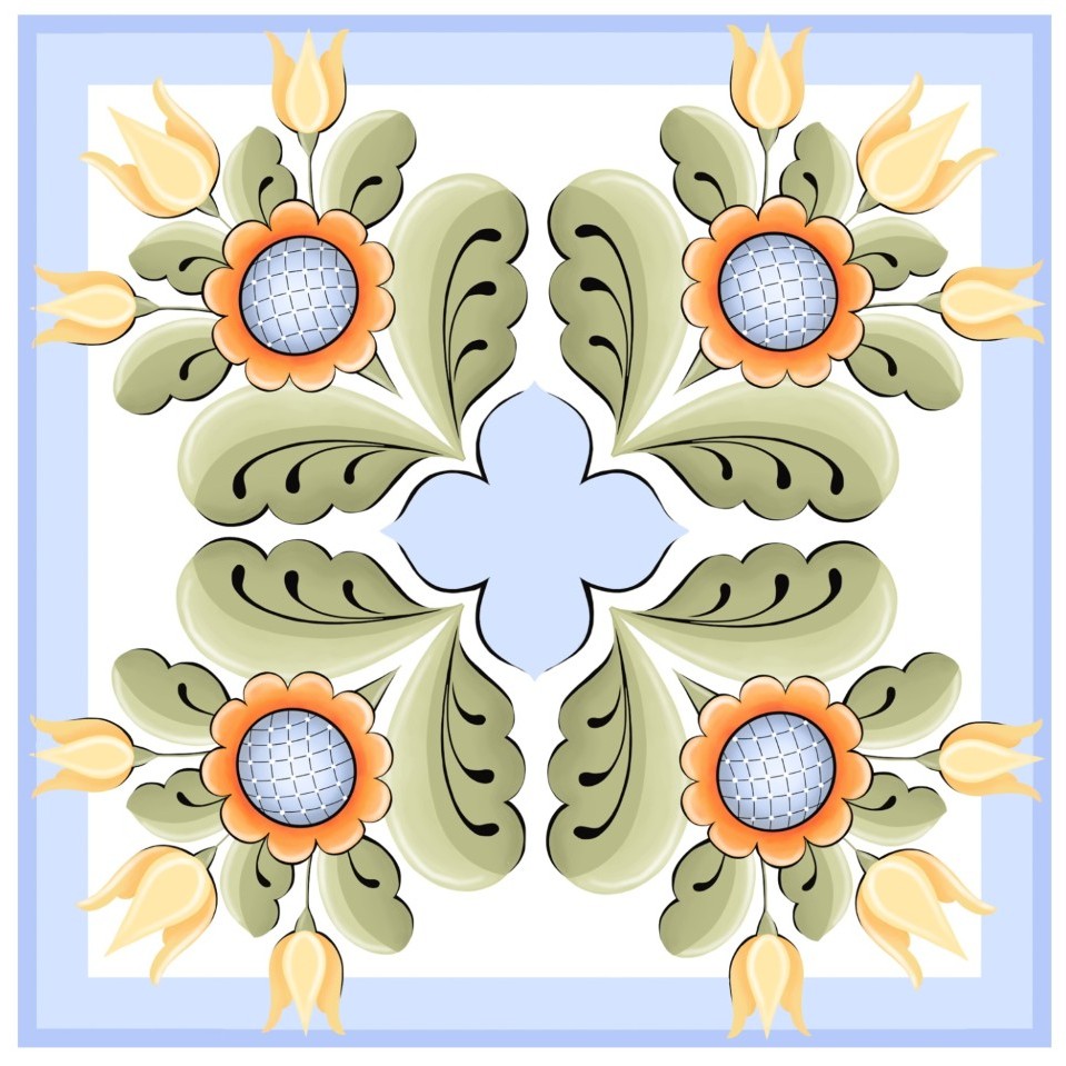 Dubbelkort "Pastell" 
