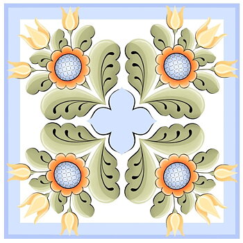 Dubbelkort "Pastell" 