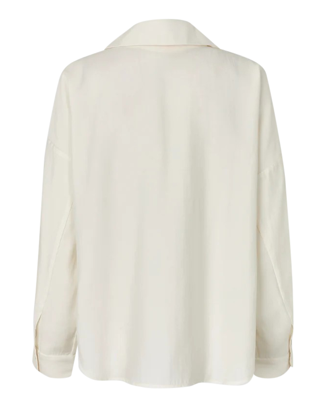 Blus Timeline v-ringad krage offwhite - 7