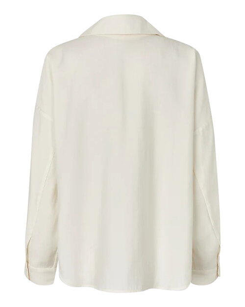 Blus Timeline v-ringad krage offwhite - 7