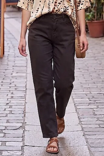 OM-HU - Sanne Barrel Pants Brown