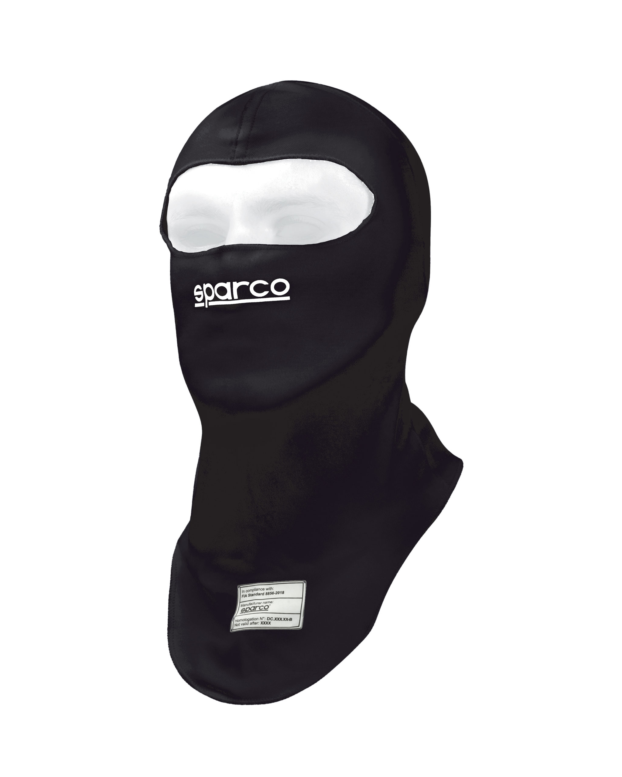Sparco balaklava  RW- 4, Svart -FIA-