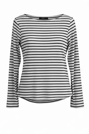 OM-HU -  Bisma  Stribe T-Shirt Kakhi