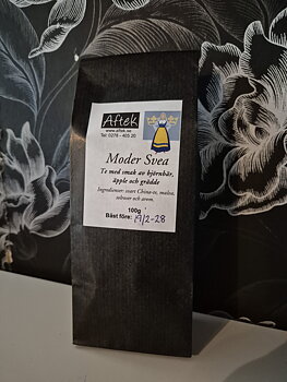 Förpackat svart te, Moder Svea, 100gr, Aftek