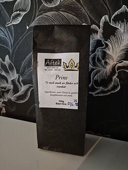 Förpackat svart te  Prins, 100gr, Aftek