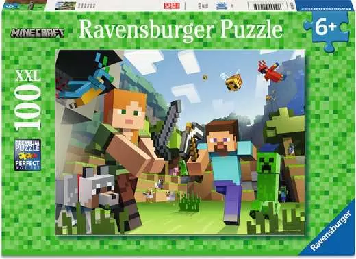 Minecraft Steve and Alex, 100 Bitar XXL Ravensburger - 2