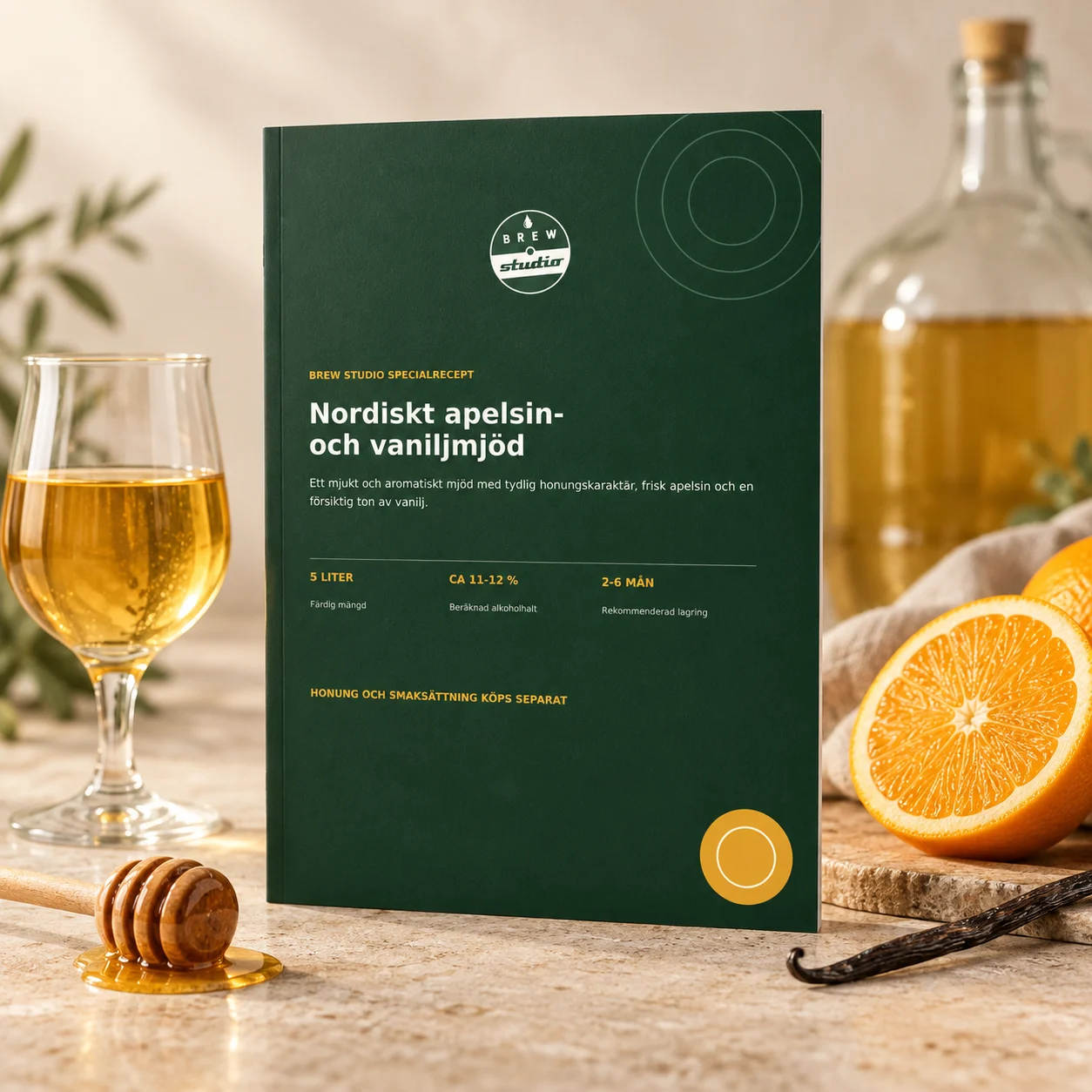 Brew Studio Spezialrezept – Nordisches Orangen-Vanille-Met 5 l (PDF)