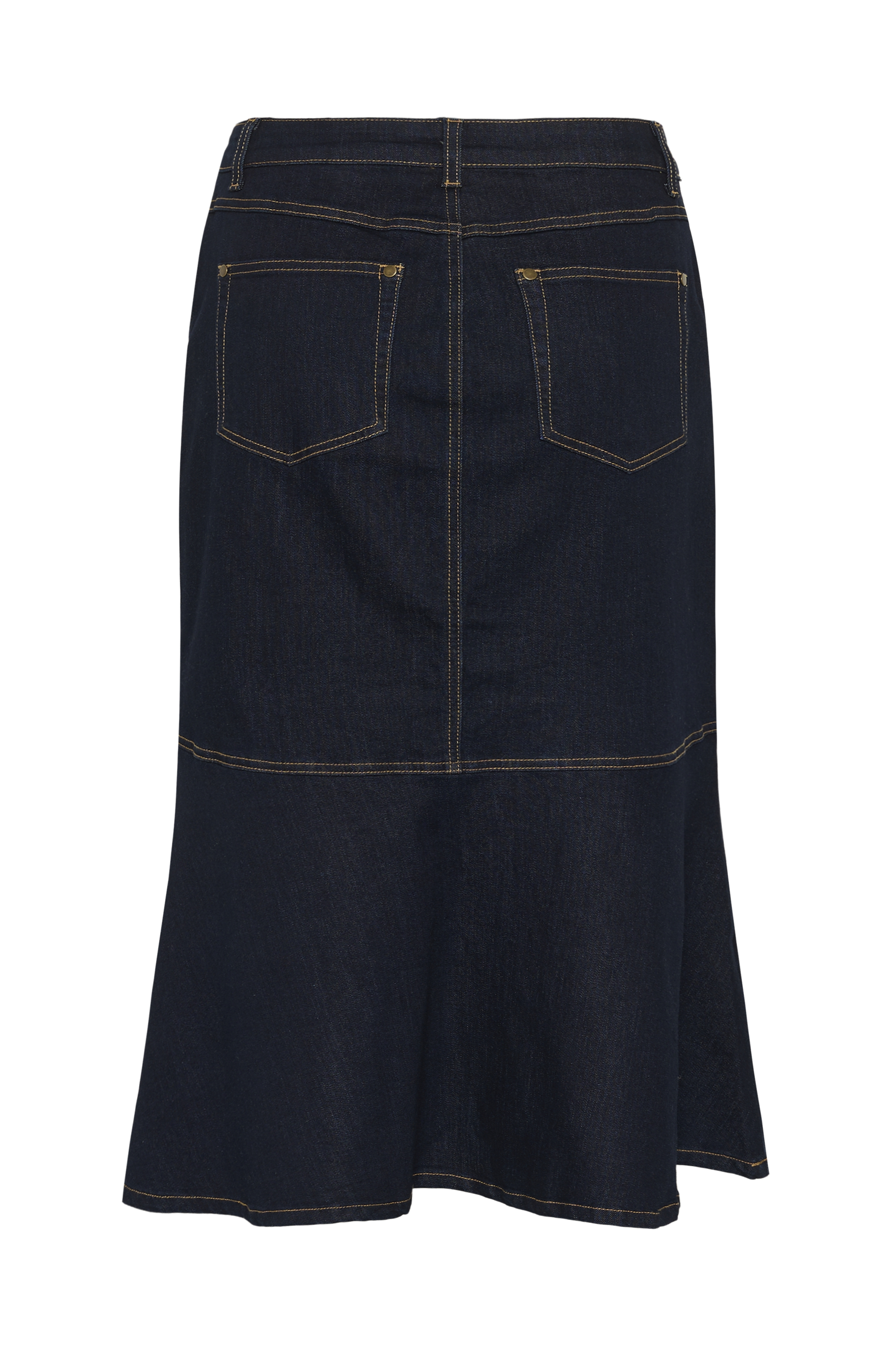CUhalle Bobbie Skirt Rinse Wash Klockad jeanskjol