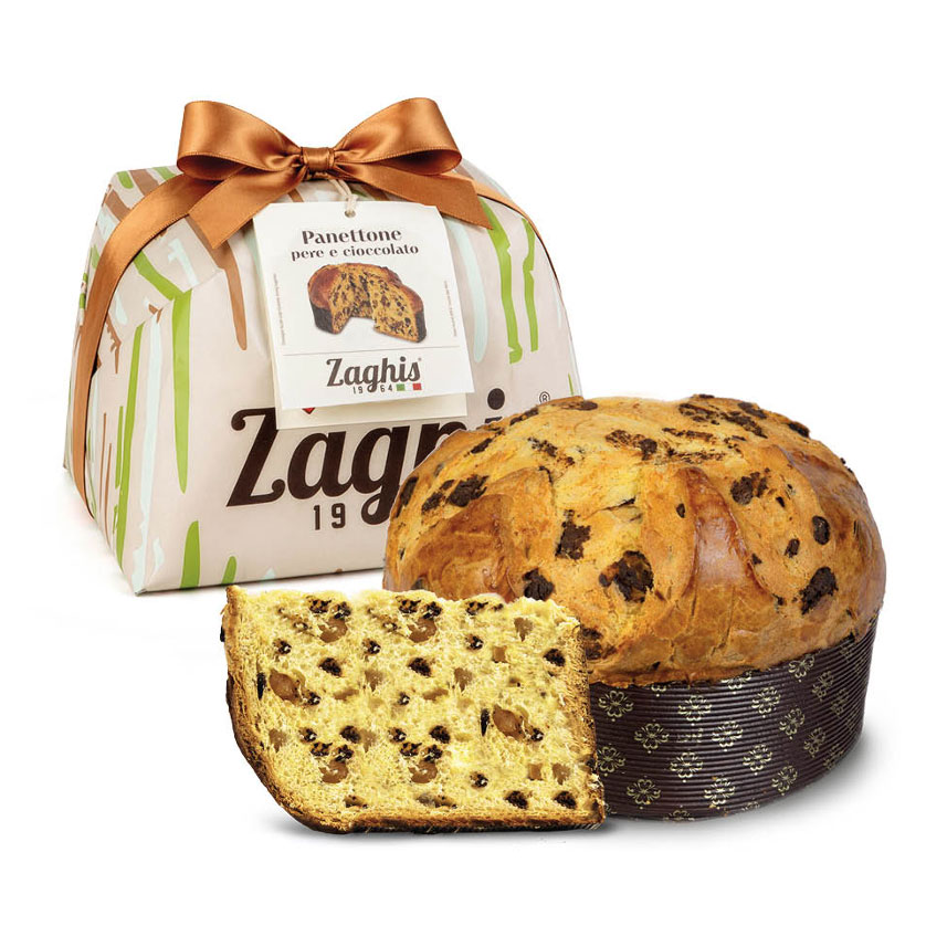 Zaghis, Panettone Päron & Choklad - 750g