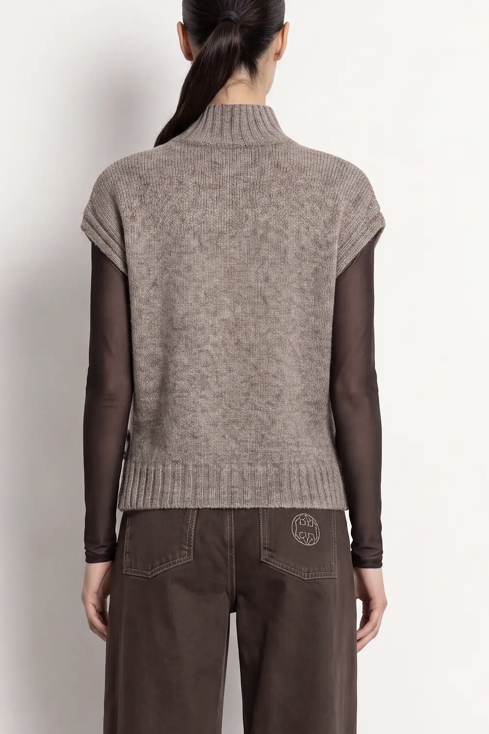 Leveté Room - Toga 3 Waistcoat Plaza Taupe Mel - 3