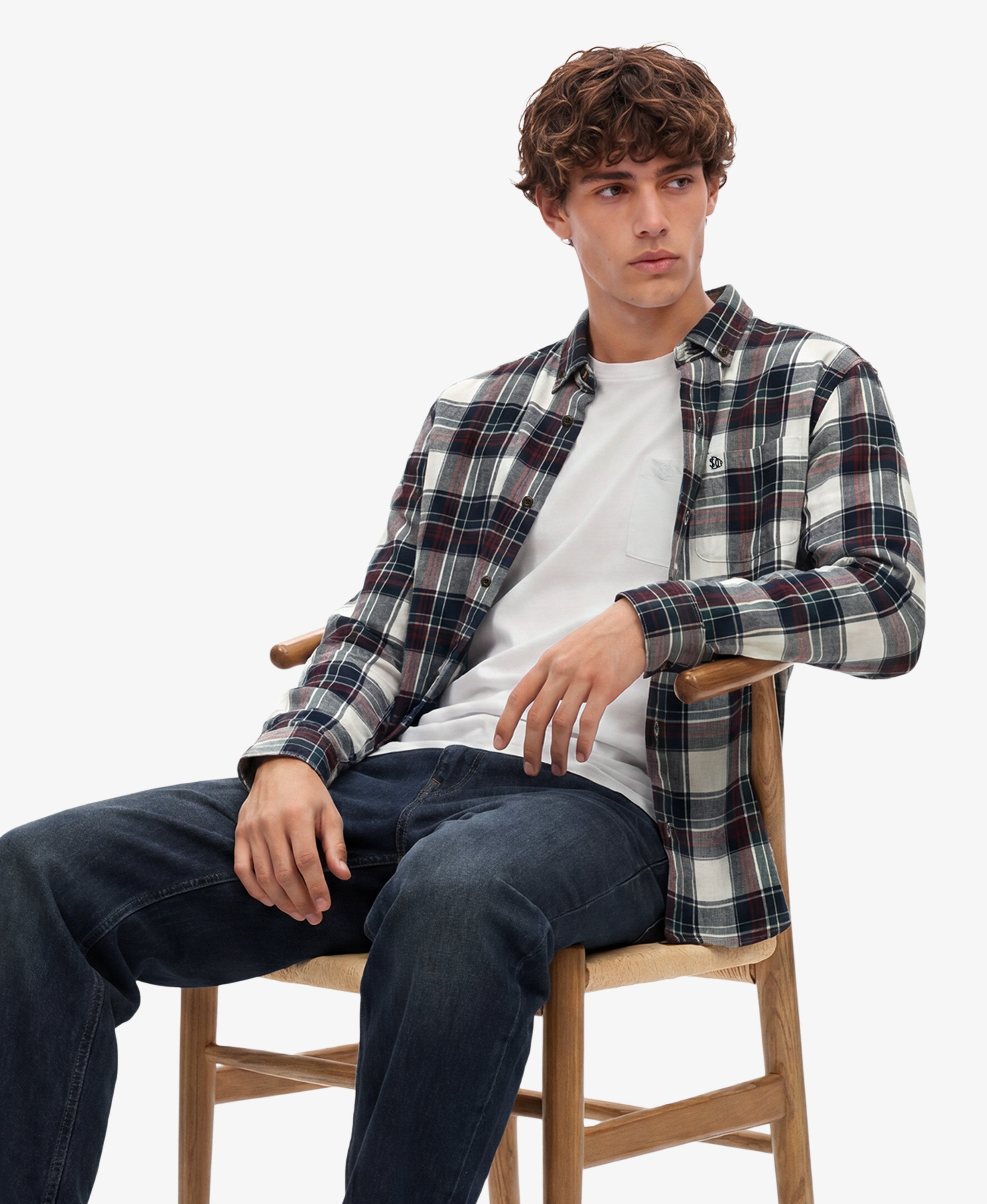 Superdry - l/s Cotton Lumberjack Shirt  - Skylar Check - 3