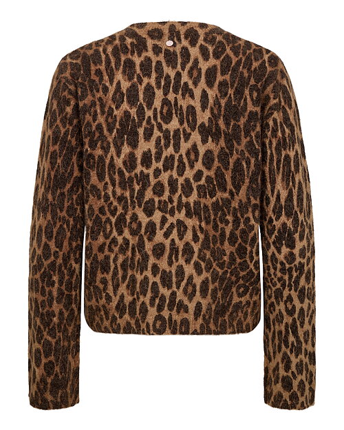 Jumper Riette leopardmönstrad brun/kamel - 6