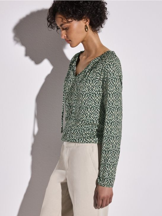 Printed Raglan Shirt - Street One
