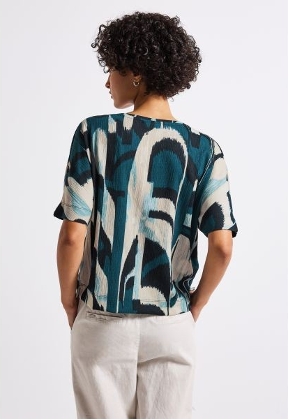 Printed Crinkle Shirt - Stl. 36 - Street One