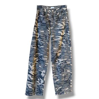 Qnus- Barrel camo jeans