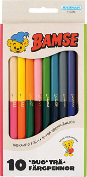 Bamse Duofärgpennor