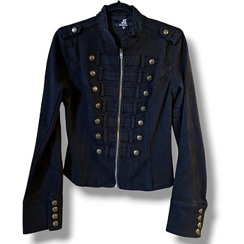 Napoleon jacka svart denim