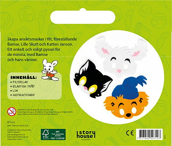 Bamse Kul att skapa - Ansiktsmasker
