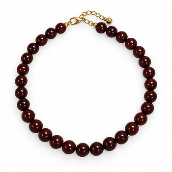 Cecile brown pearl necklace