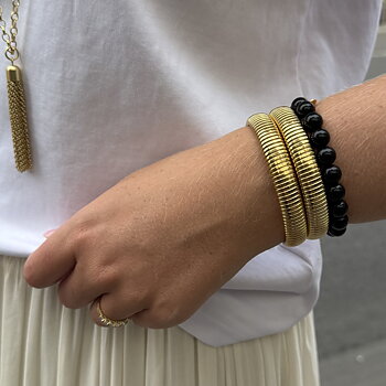 Cecile black pearl bracelet