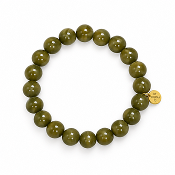 Cecile olive pearl bracelet