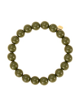 Cecile olive pearl bracelet