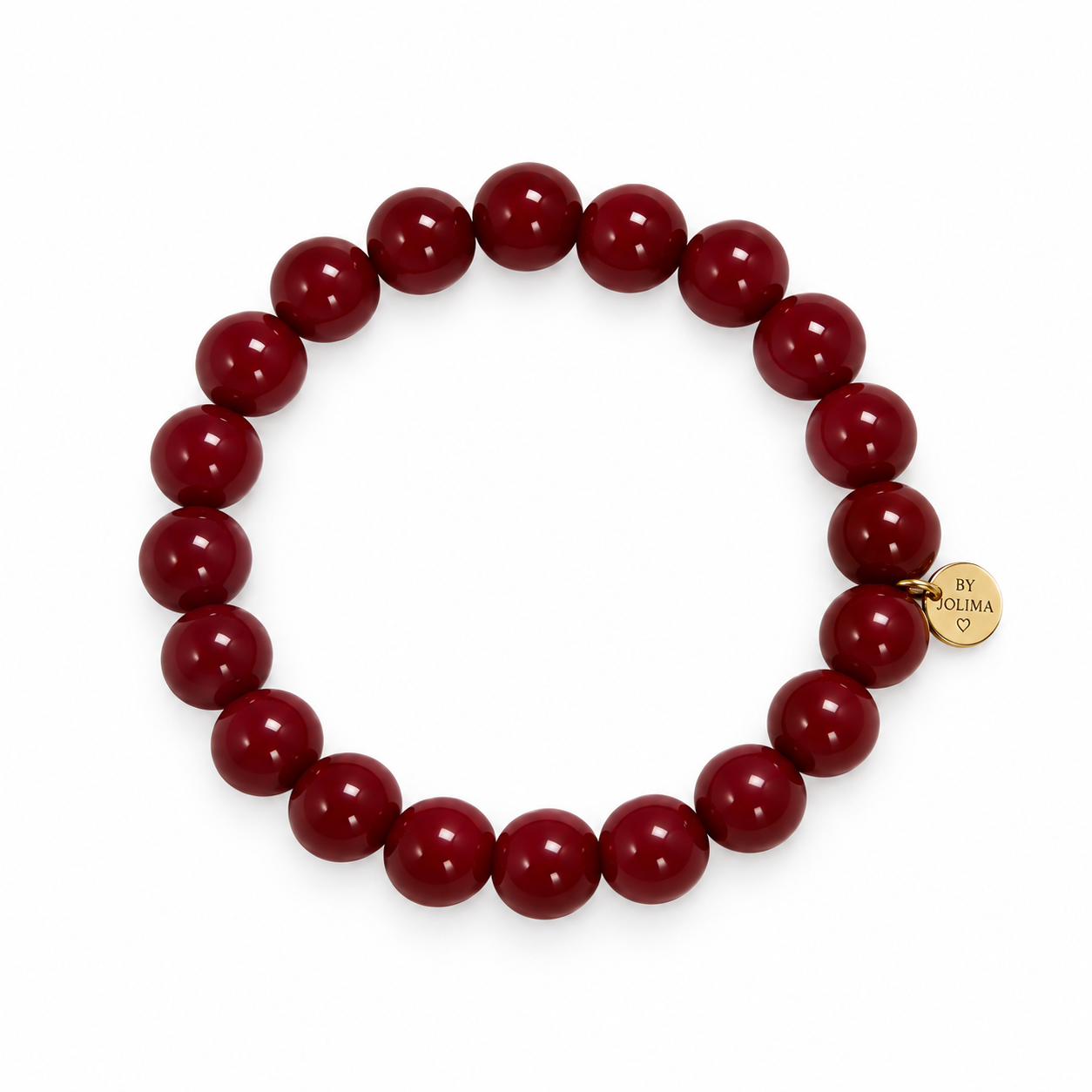 Cecile burgundy pearl bracelet