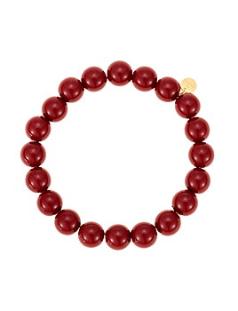 Cecile burgundy pearl bracelet