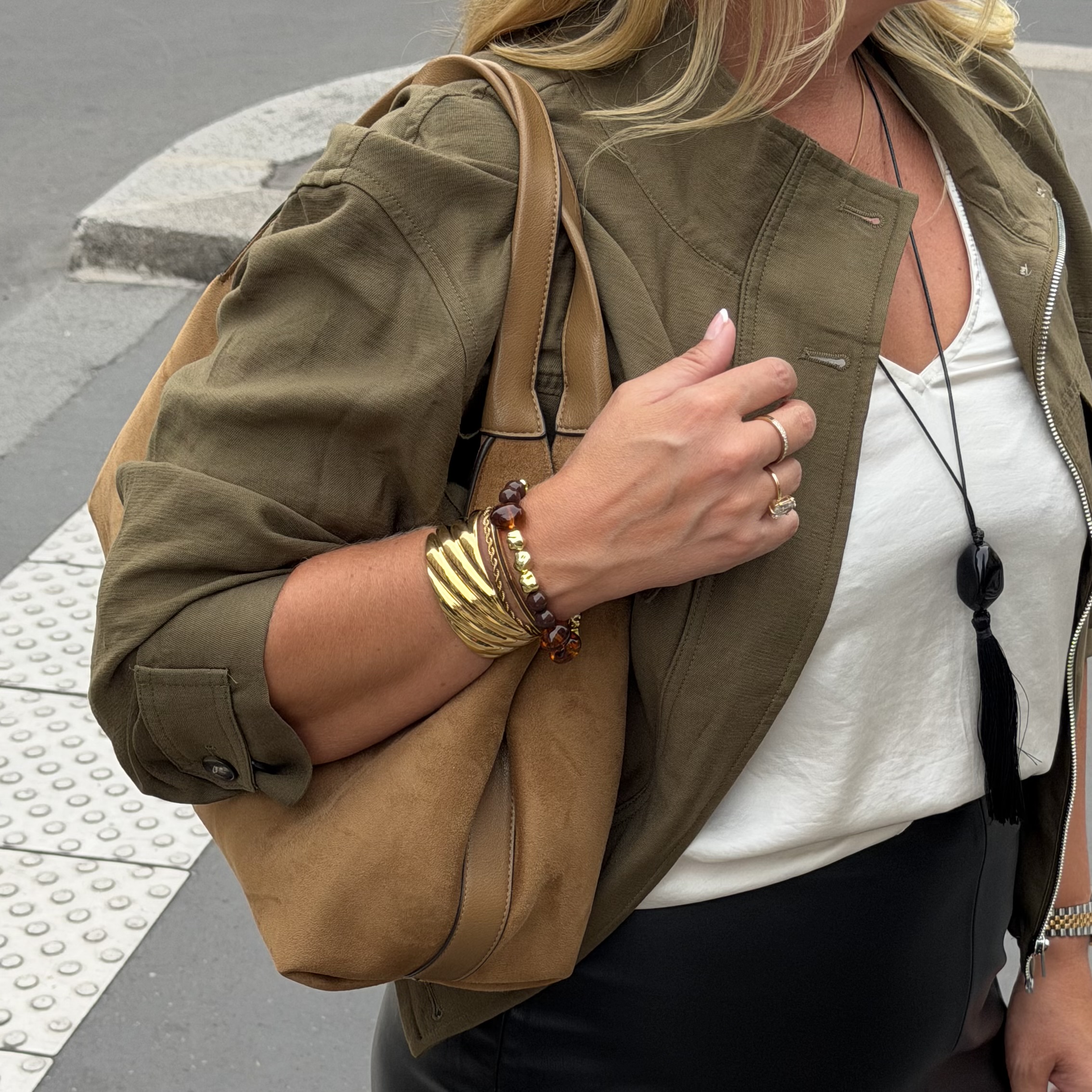Francie brown mix bracelet - 6