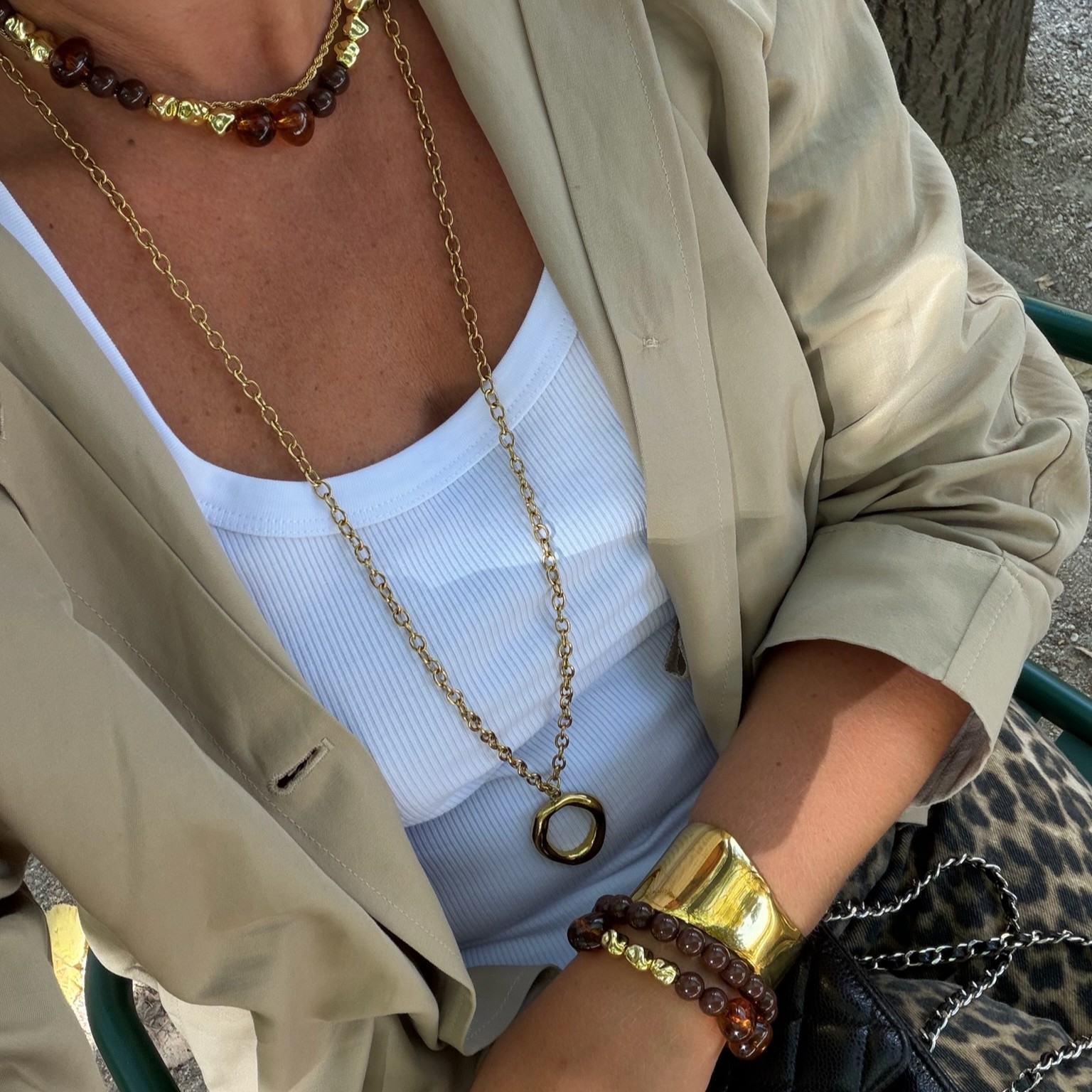 Francie brown mix bracelet - 4