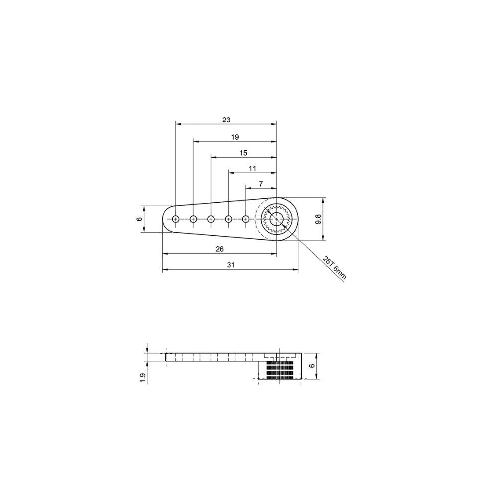 CHASERVO-Arm 0625.23T - 2