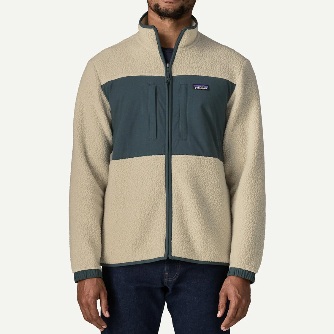 Patagonia - Retro Pile Patch Fleece Jacket Pelican