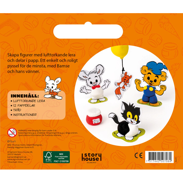 Bamse Kul att skapa - Lerfigurer - 3