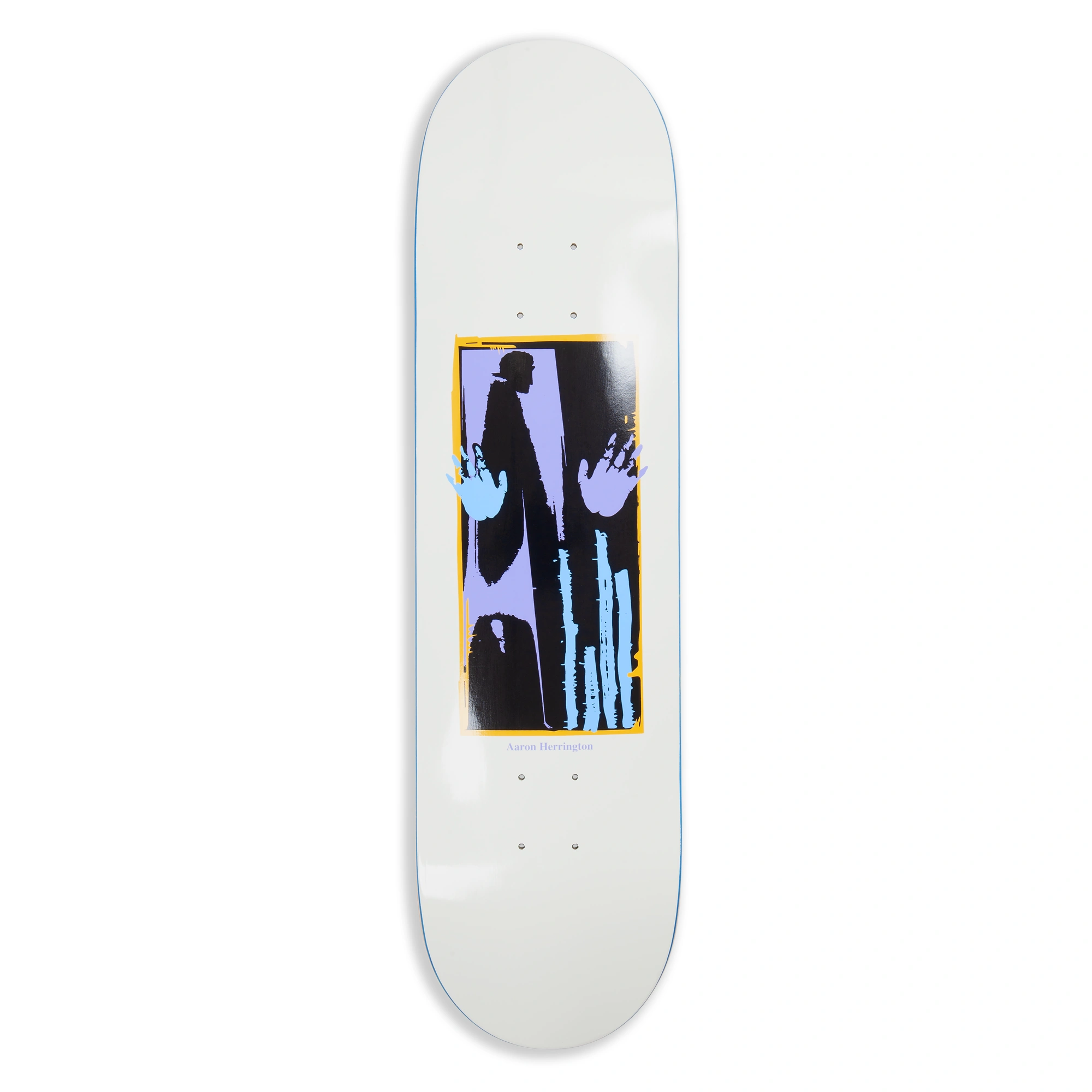 Polar Skate Co. Aaron Herrington Hands Off White 8.125" (Short Wheelbase) Skateboardbräda