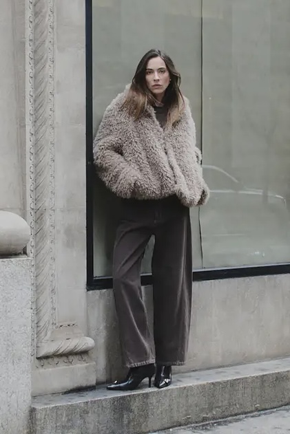Leveté Room -  Siggy 1 Jacket Chocolate Chip  - 3