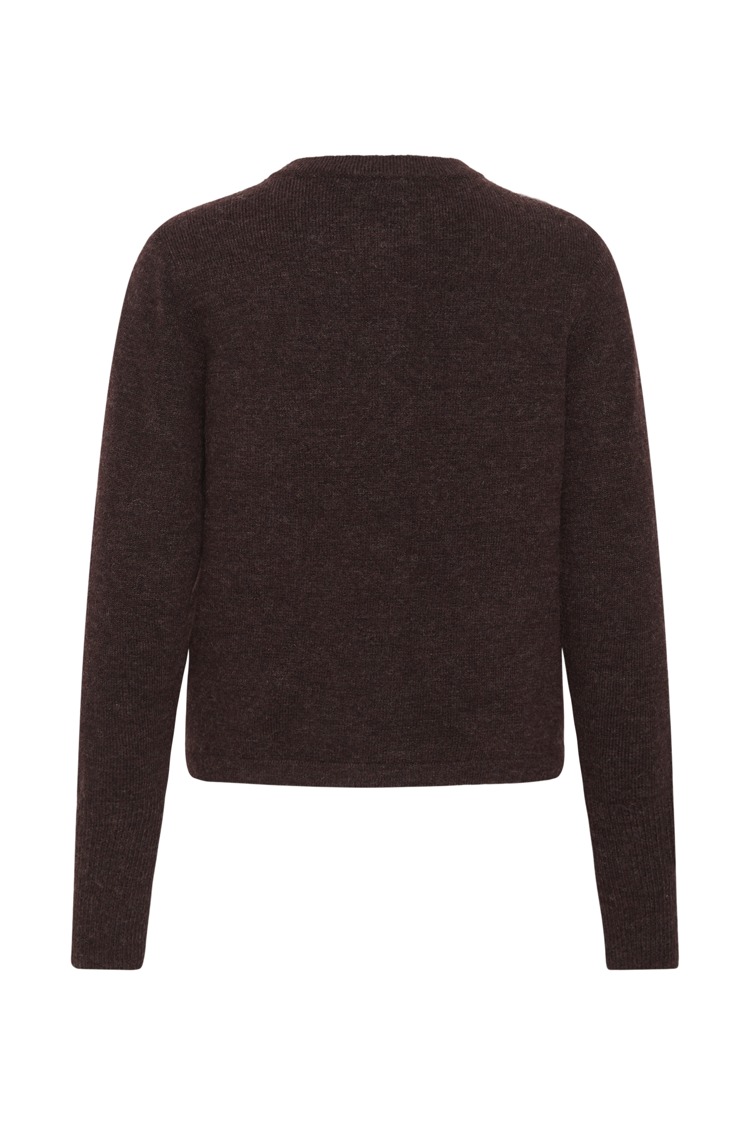 KAniel Cardigan Fudge  Melange BrunStickad Kofta  - 3