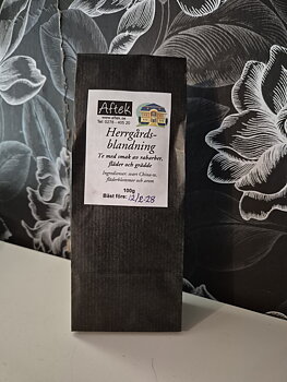 Förpackat svart te, Herrgårdsblandning, 100gr, Aftek