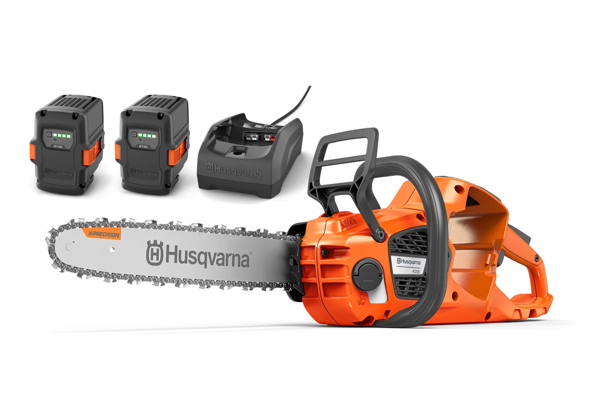 Husqvarna 435i inkl. Startpaket 2 st B140-batterier & 1 st C80-laddare