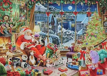 Santa Takes a Break, 1000 Bitar Ravensburger