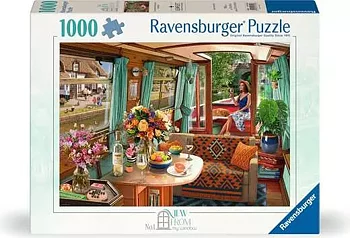 View From My Window No.1 Canal Boat, 1000 Bitar Ravensburger